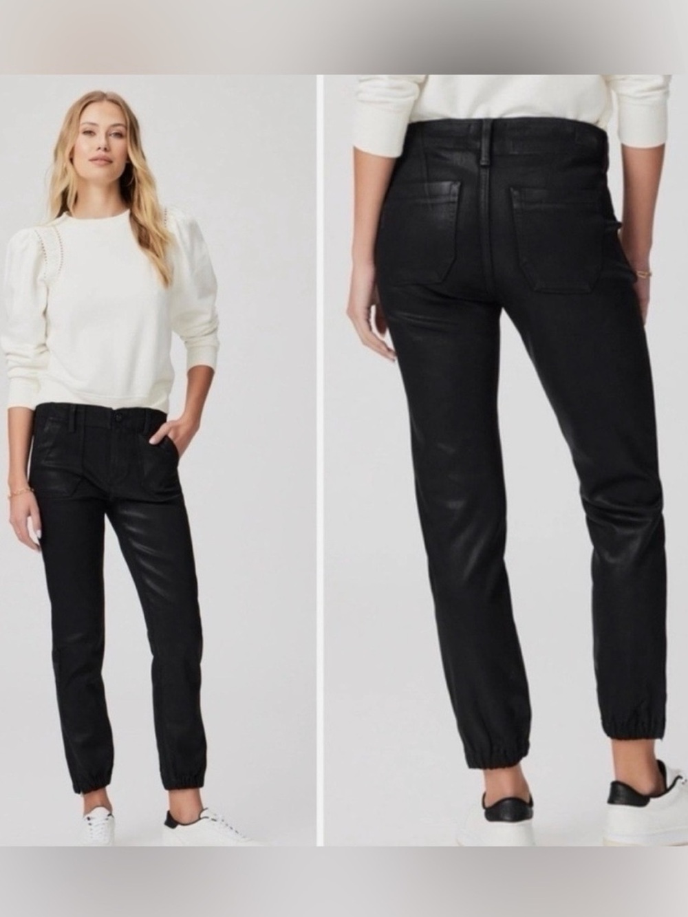 Paige Coated Black Women’s Mayslie Jogger
